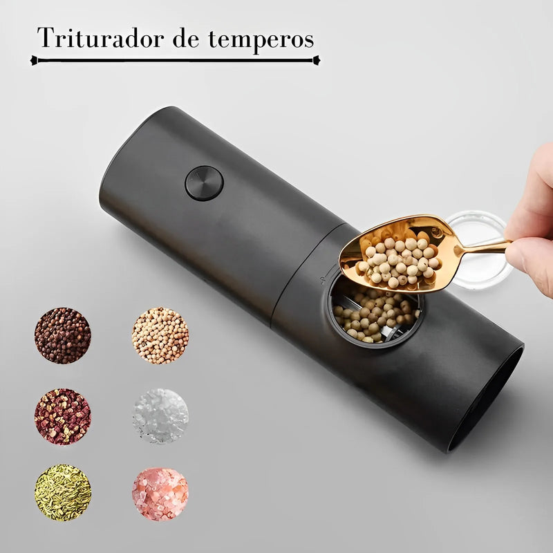 Moedor Elétrico USB de Grãos e Temperos TrituraMax