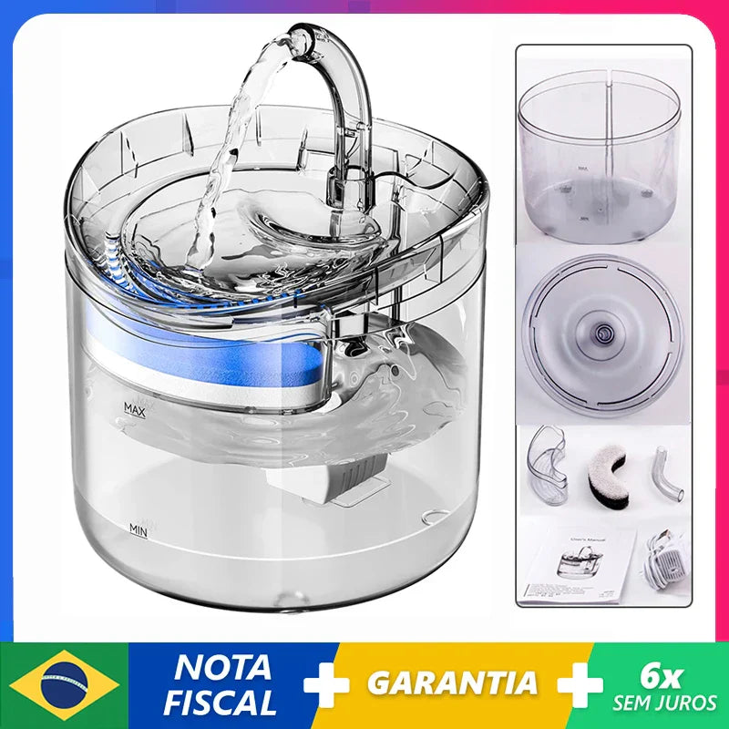 Fonte de Água Automática para Gatos - FreshWater®