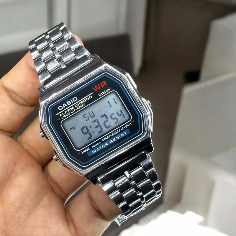 Relógio Casio Prata  Metal Básico